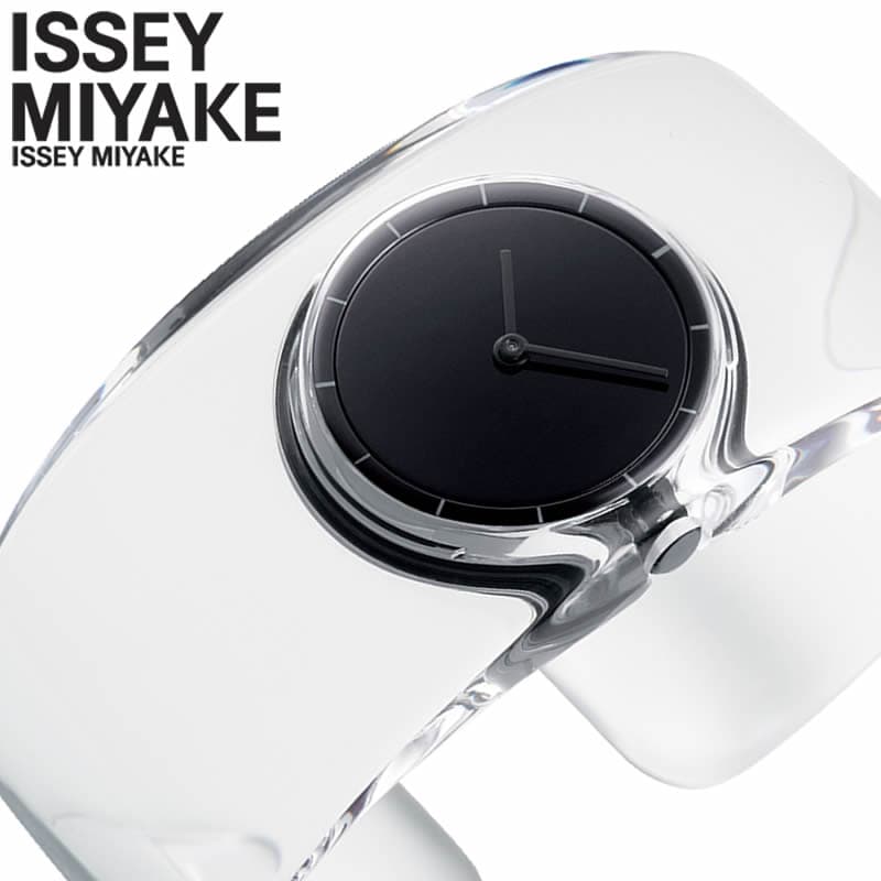 イッセイミヤケ 腕時計  ISSEY MIYAKE  ユニセックス ブラック クリア 時計 クォーツ NY0W007 学生 大学生 ビジネス カジュアル プレゼント ギフト｜watch-lab