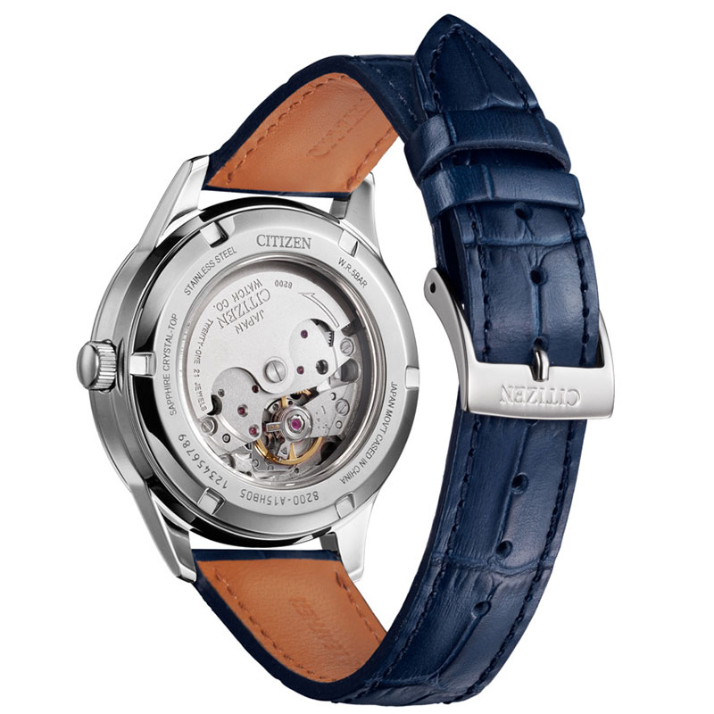 シチズン 腕時計 シチズンコレクション CITIZEN CITIZEN COLLECTION メンズ ネイビー 時計 機械式 自動巻き NY4050-11L 人気 おすすめ おしゃれ ブランドの画像