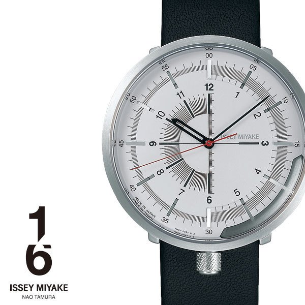 イッセイミヤケ 時計 ISSEY MIYAKE 腕時計 ワンシックス 2019 01 06 メンズ レディース ホワイト NYAK004 デザイン シンプル 機械式 メカニカル 自動巻き｜watch-lab