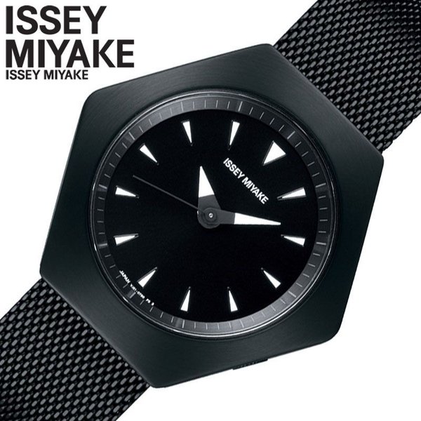 イッセイミヤケ 腕時計 ロク ISSEY MIYAKE 時計 ROKU ユニセックス メンズ レディース ブラック NYAM002 正規品 人気 ブランド 六角形 個性的 シンプル