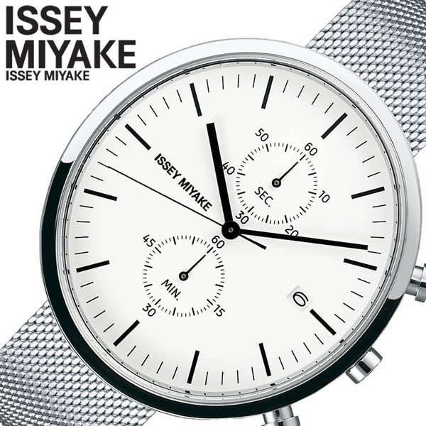 イッセイミヤケ 腕時計 エリプス ISSEY MIYAKE ELLIPSE ユニセックス ホワイト シルバー 時計 NYAN001｜watch-lab