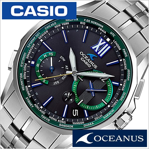 カシオ オシアナス マンタ 限定モデル 時計 CASIO 時計 OCEANUS メンズ ブラック CASIO-OCW-S3400E-1AJF