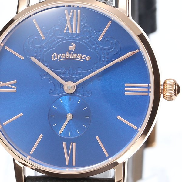 オロビアンコ シンパティア 時計 Orobianco SIMMPATIA 腕時計 レディース ブルー OR0072-5 人気 おすすめ ブランド  レザー 革 エレガント クラシカル