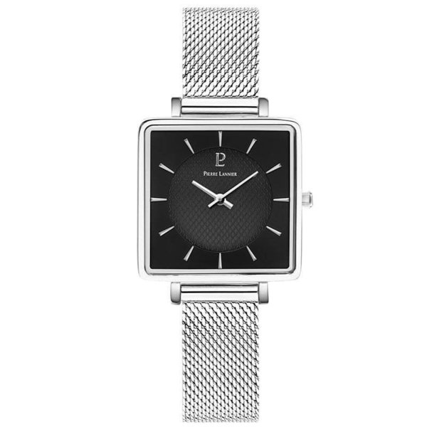 ピエールラニエ 腕時計 レカレ Pierre Lannier Lecare レディース ブラック シルバー 時計 P007H638｜watch-lab｜02