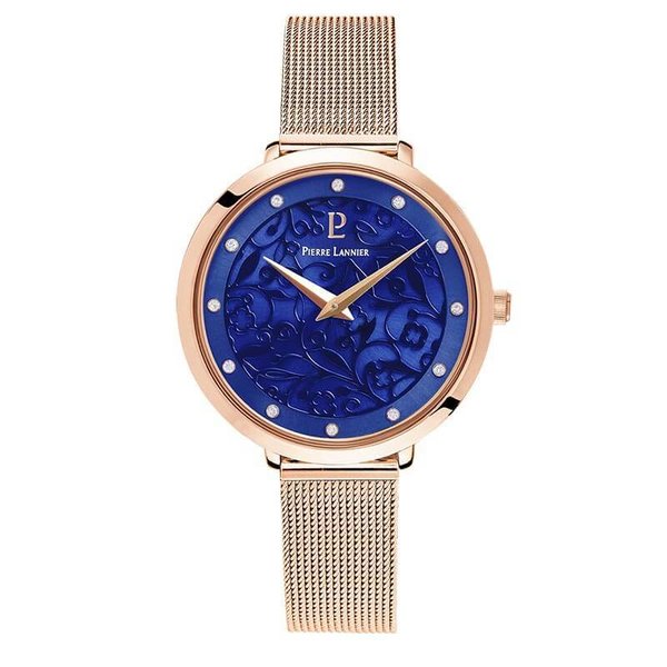 ピエールラニエ 腕時計 エオリア Pierre Lannier Eolia レディース ブルー ピンクゴールド 時計 P039L968｜watch-lab｜02