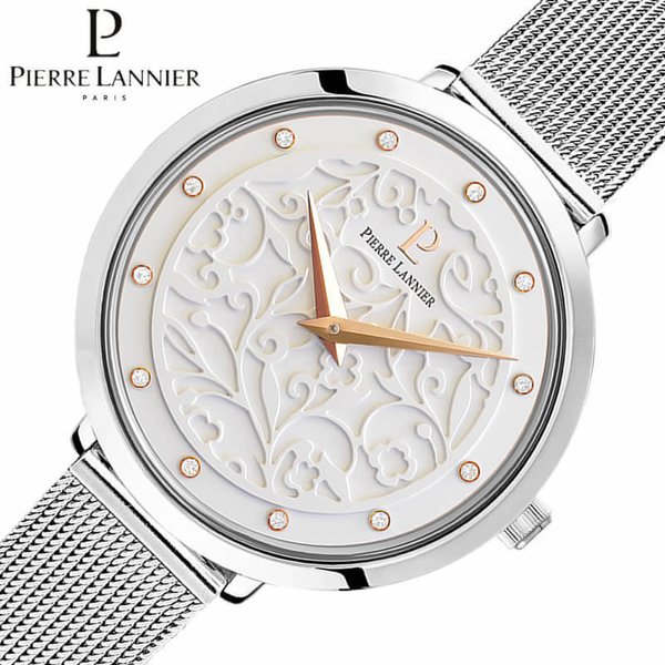 ピエールラニエ 腕時計 エオリア Pierre Lannier Eolia レディース シルバーホワイト シルバー 時計 P040J608｜watch-lab