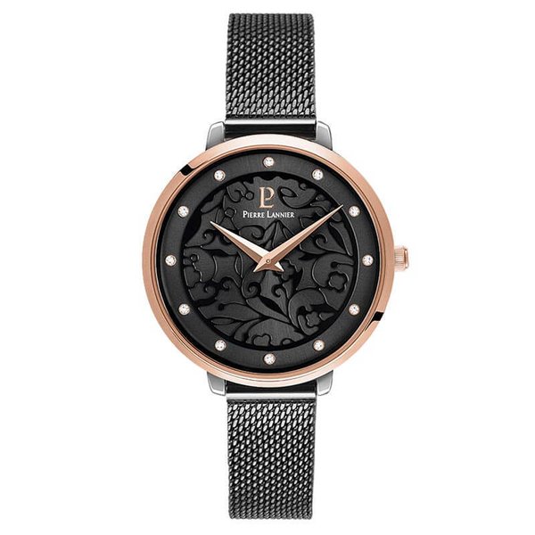 ピエールラニエ 腕時計 エオリア Pierre Lannier Eolia レディース ブラック 時計 P045L988｜watch-lab｜02