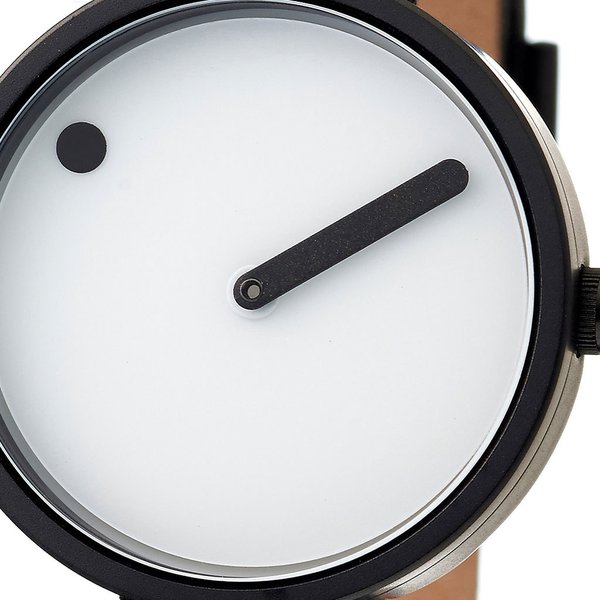 PICTO/クォーツ腕時計/アナログ/レザー/BLU/BRW/43376-0115 mm 0 PICTO