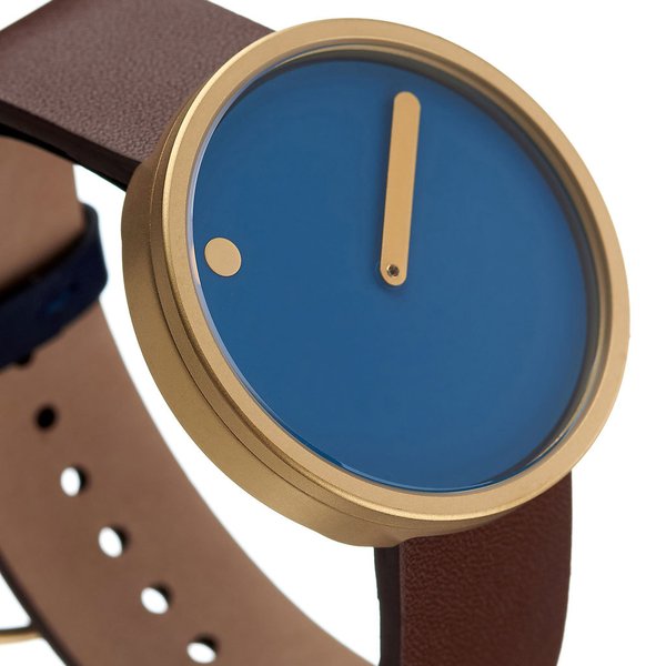 PICTO（ピクト） 時計 腕時計 ゴールドケース アンド レザーストラップ