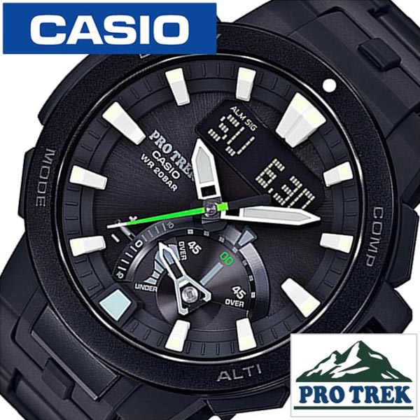 カシオ プロトレック 時計 CASIO 腕時計 PROTREK PRW-7000 メンズ ブラック CASIO-PRW-7000FC-1JF