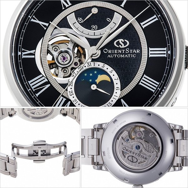 オリエント 腕時計 オリエントスター メカニカル ムーンフェイズ ORIENT 時計 ORIENT STAR Mechanical Moon  Phase メンズ ブラック RK-AM0004B : rk-am0004b : 正規腕時計の専門店ウォッチラボ - 通販 - Yahoo!ショッピング