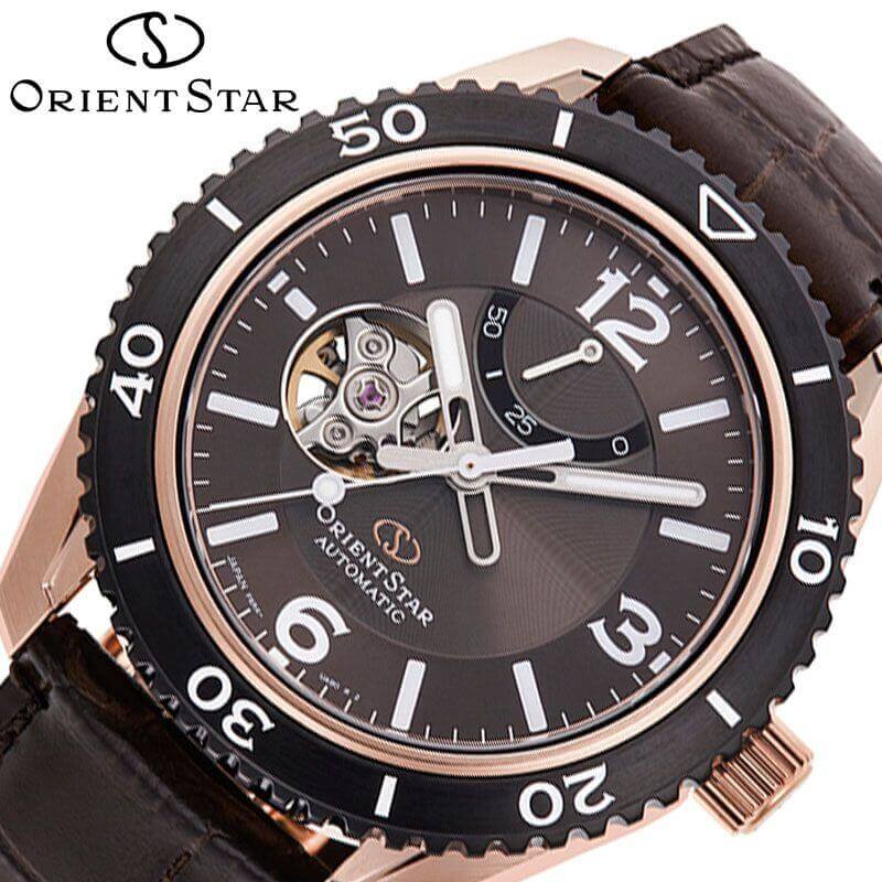 オリエント 腕時計 ORIENT 時計 スタンダード セミスケルトン STANDARD SEMI SKELETON 男性 メンズ 機械式 RK-AT0103Y かっこいい 彼氏 夫 人気