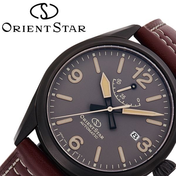 オリエントスター 時計 ORIENT STAR 腕時計 アウトドア OUTDOOR メンズ グレー RK-AU0202N 正規品 ブランド ビジネス 防水 日付カレンダー 山登り 川