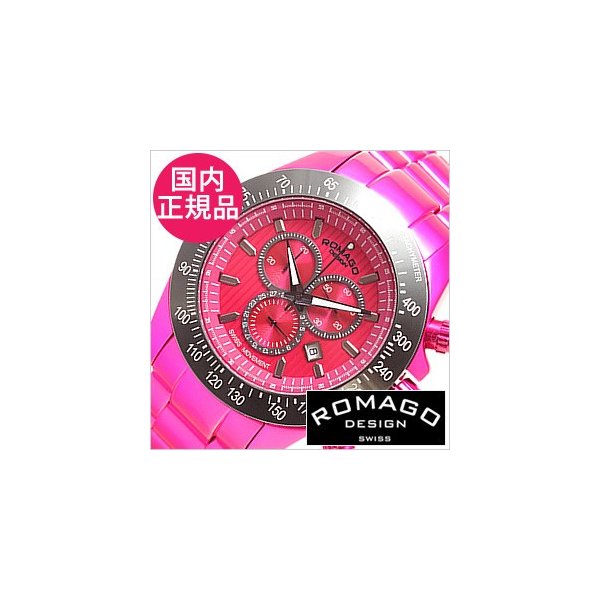 ロマゴ デザイン 腕時計 ROMAGO DESIGN スーパーレジェーラ RM026-0288AL-GEPK メンズ セール｜watch-lab