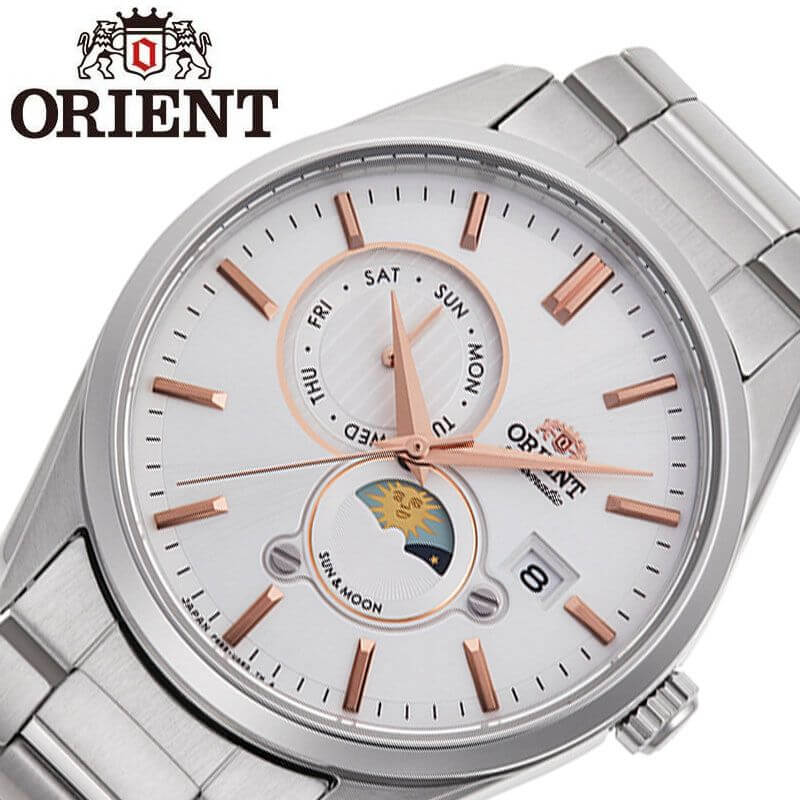 オリエント 腕時計 ORIENT 時計 コンテンポラリー メカニカルサンアンドムーン CONTEMPORARY MECHANICAL SUN&MOON 男性 メンズ RN-AK0301S かっこいい