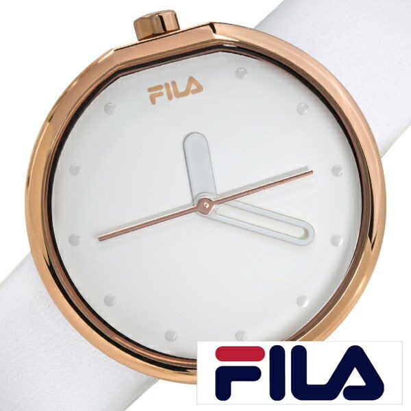訳あり 値引き フィラ 腕時計 ホワイト レザー 革 38-161-002 FILA フィラ 時計 腕時計 FILASTYLE ユニセックス ホワイト S-FL