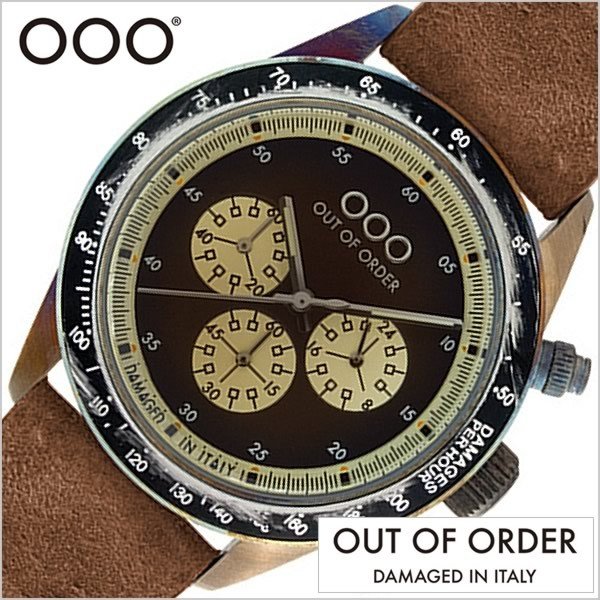 ȥ֥  OUT OF ORDER ӻ Υե CRONOGRAFO  ֥å OOO-001-4-MNE