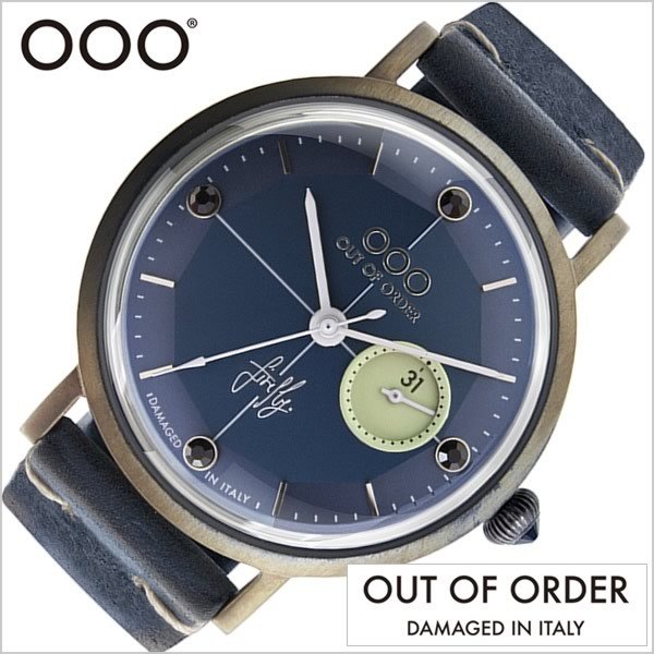 アウトオブオーダー 時計 OUT OF ORDER 腕時計 ファイヤーフライ FIREFLY レディース ブルー OOO-001-7-BL