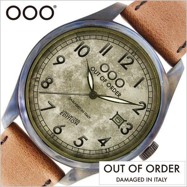 アウトオブオーダー 時計 OUT OF ORDER 腕時計 スカラベオ SCARABEO メンズ OOO-001-9-AR