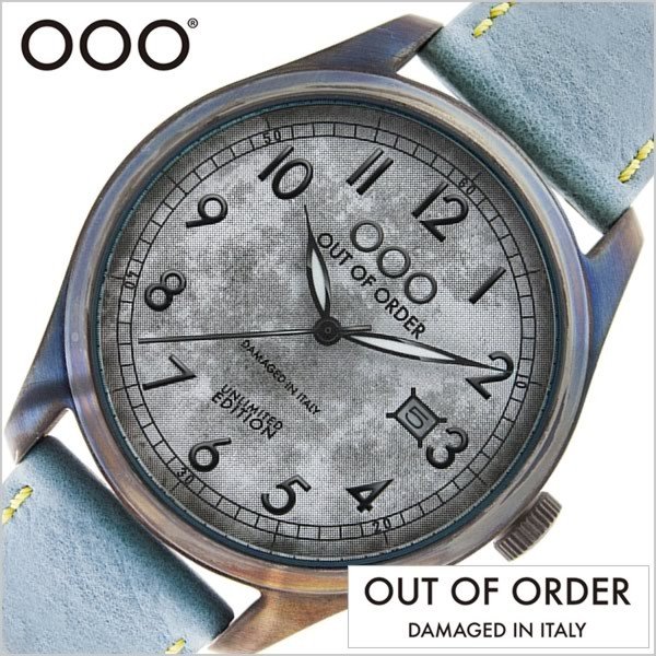 アウトオブオーダー 時計 OUT OF ORDER 腕時計 スカラベオ SCARABEO メンズ OOO-001-9-AZ