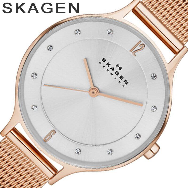 スカーゲン 時計 スカーゲン 腕時計 アニタ SKAGEN ANITA レディース スカーゲン腕時計 シルバー ローズゴールド 時計 SKW2151 シンプル 薄型｜watch-lab