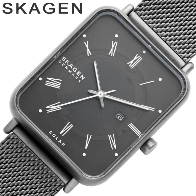 スカーゲン 時計 スカーゲン 腕時計 ライル ソーラー SKAGEN RYLE SOLAR メンズ スカーゲン腕時計 グレー シルバー 時計 ソーラー SKW6757 シンプル