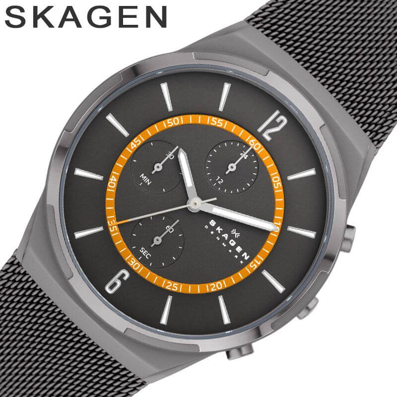 スカーゲン メンズ オファー 時計 skagen 腕時計 メルビ グレー