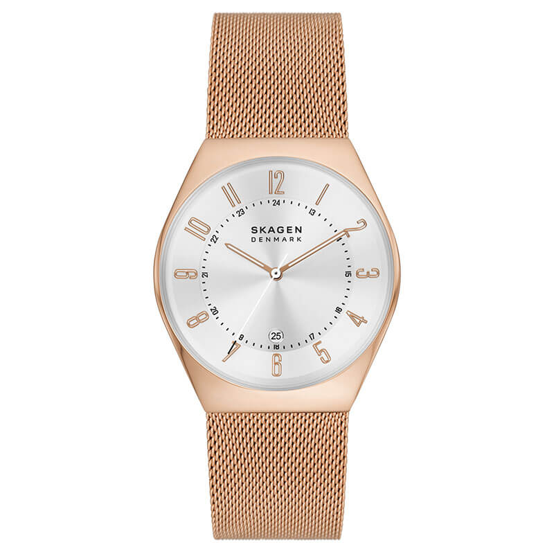 スカーゲン 時計 スカーゲン 腕時計 グレーネン SKAGEN Grenen メンズ スカーゲン腕時計 ホワイトシルバー ローズゴールド 時計 SKW6818 シンプル｜watch-lab｜02