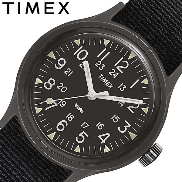 タイメックス 腕時計 キャンパー オリジナル TIMEX Camper original メンズ ブラック 時計 S-TW2R13800
