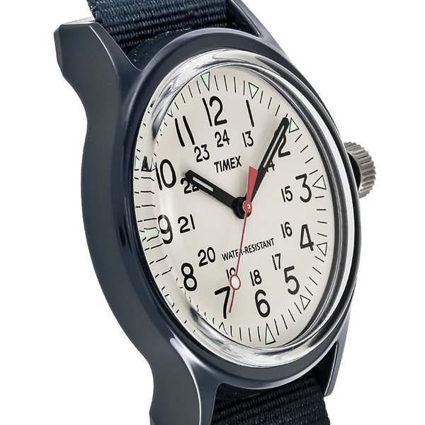 タイメックス 腕時計 キャンパー オリジナルキャンパー 日本限定 TIMEX Original Camper Japan Exclusive ユニセックス クリーム ネイビー 時計 S-TW2U84200｜watch-lab｜03