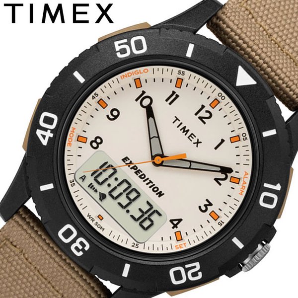 タイメックス 腕時計 エクスペディション カトマイ コンボ カーキ