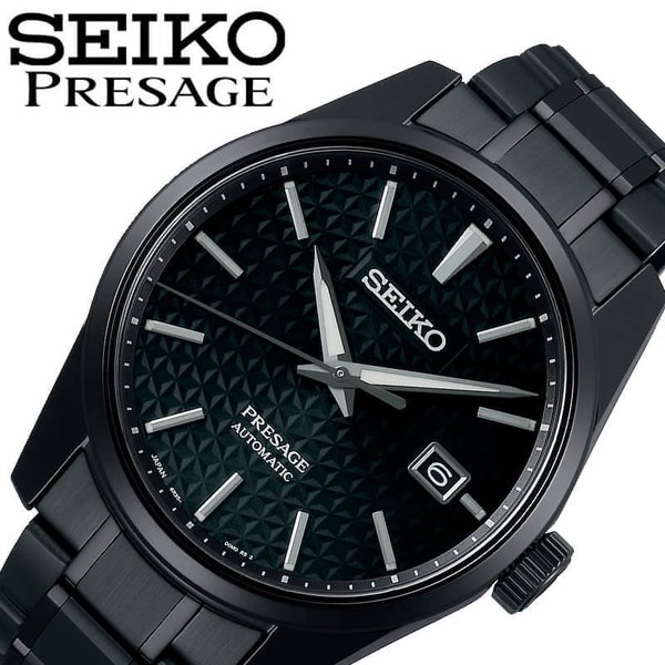 セイコー 腕時計 プレザージュ シャープエッジシリーズ SEIKO PRESAGE Sharp Edged メンズ ブラック 時計 SARX091