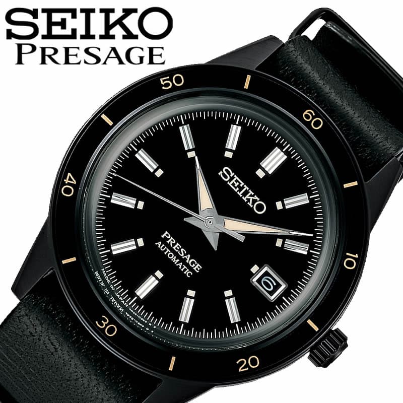 セイコー 腕時計 プレザージュ SEIKO PRESAGE メンズ ブラック 時計 機械式 メカニカル 自動巻 SARY215 人気 おすすめ おしゃれ ブランド プレゼント ギフト
