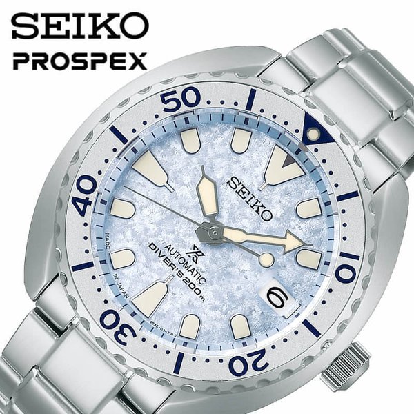 セイコー 腕時計 プロスペックス ダイバー スキューバ メカニカル ミニタートル SEIKO PROSPEX DIVER SCUBA メンズ アイスブルー シルバー 時計 SBDY109｜watch-lab