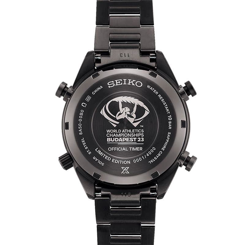 セイコー スピードタイマー 腕時計 プロスペックス SEIKO PROSPEX メンズ ブラック 時計 ソーラー クォーツ ビジネス 綺麗め フォーマル アウトドア ランニング｜watch-lab｜03