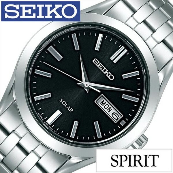 セイコー スピリット 腕時計 SEIKO 時計 SPIRIT SEIKO 腕時計 セイコー時計 メンズ ブラック SBPX083