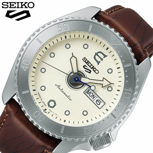 セイコー 腕時計 セイコー5 スポーツ SEIKO SEIKO5 SPORTS メンズ オフホワイト ブラウン 時計 SBSA103