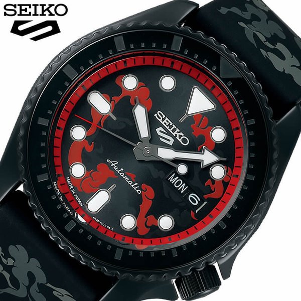  ӻ ե֥ݡ Seiko 5 Sports  ONE PIECE Collaboration Limited Edition Υե  ֥å  SBSA151 ͵