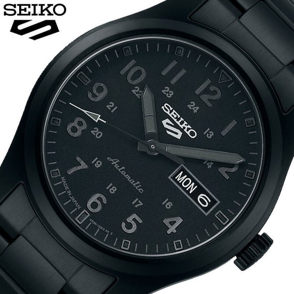 セイコー 腕時計 ファイブスポーツ SEIKO 5 SPORTS メンズ ブラック 時計 機械式 自動巻 自動巻き SBSA165 人気 おしゃれ ブランド プレゼント ギフト｜watch-lab