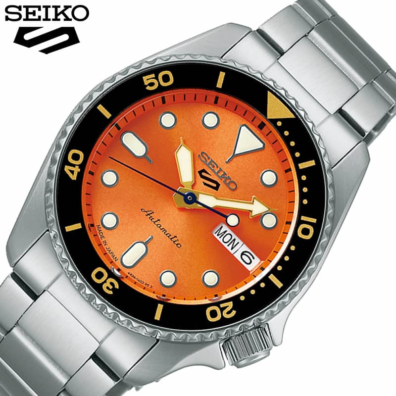 セイコー 腕時計 SEIKO 時計 ファイブスポーツ SKX Sports Style 5 SPORTS メンズ 腕時計 オレンジ メカニカル 自動巻 SBSA231 人気 おすすめ おしゃれ｜watch-lab