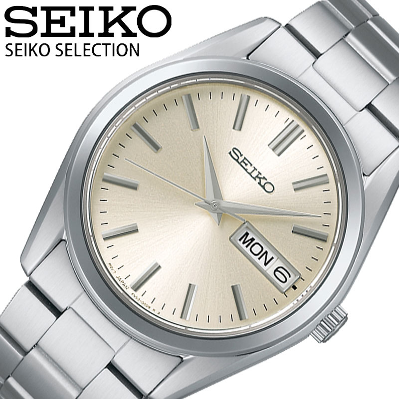 セイコー 腕時計 セイコーセレクション Sシリーズ SEIKO SEIKO SELECTION メンズ シャンパンゴールド シルバー 時計 SBTH007｜正規腕時計の専門店ウォッチラボ