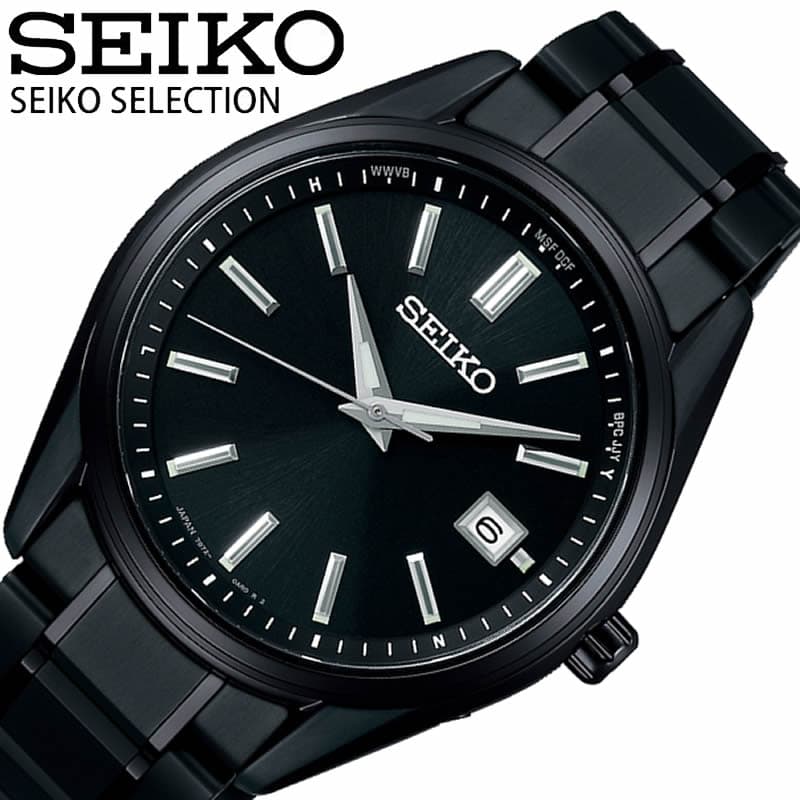 セイコー 腕時計 SEIKO 時計 セレクション SELECTION メンズ ブラック