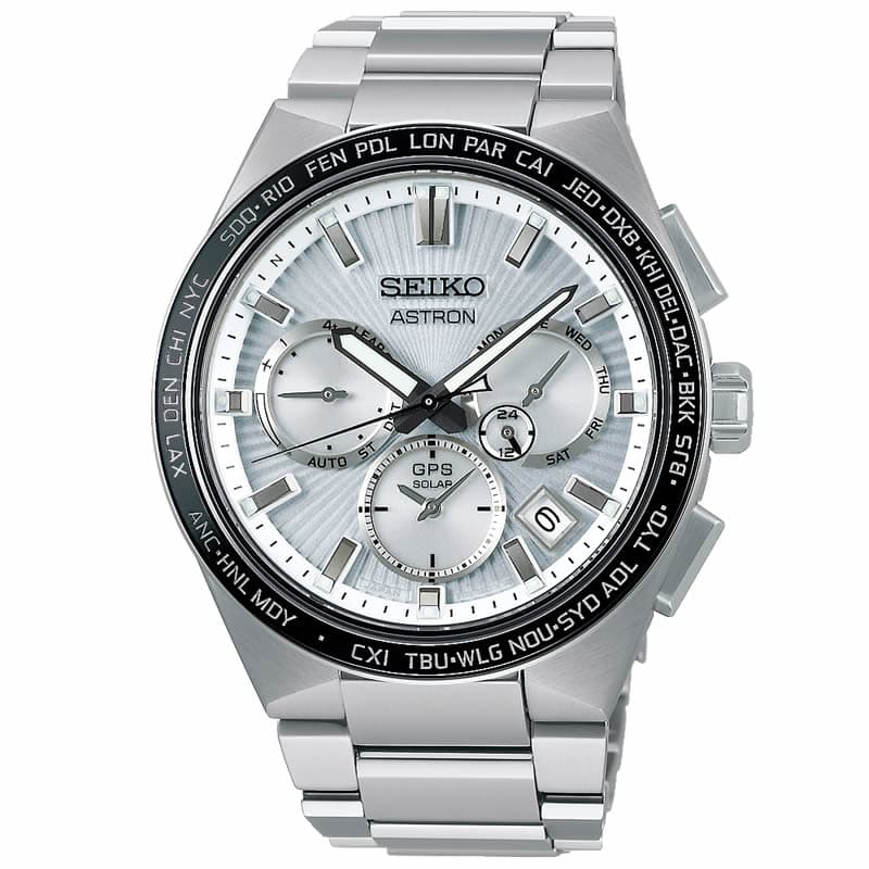 ASTRON セイコー 腕時計 アストロン SEIKO メンズ ホワイトシルバー