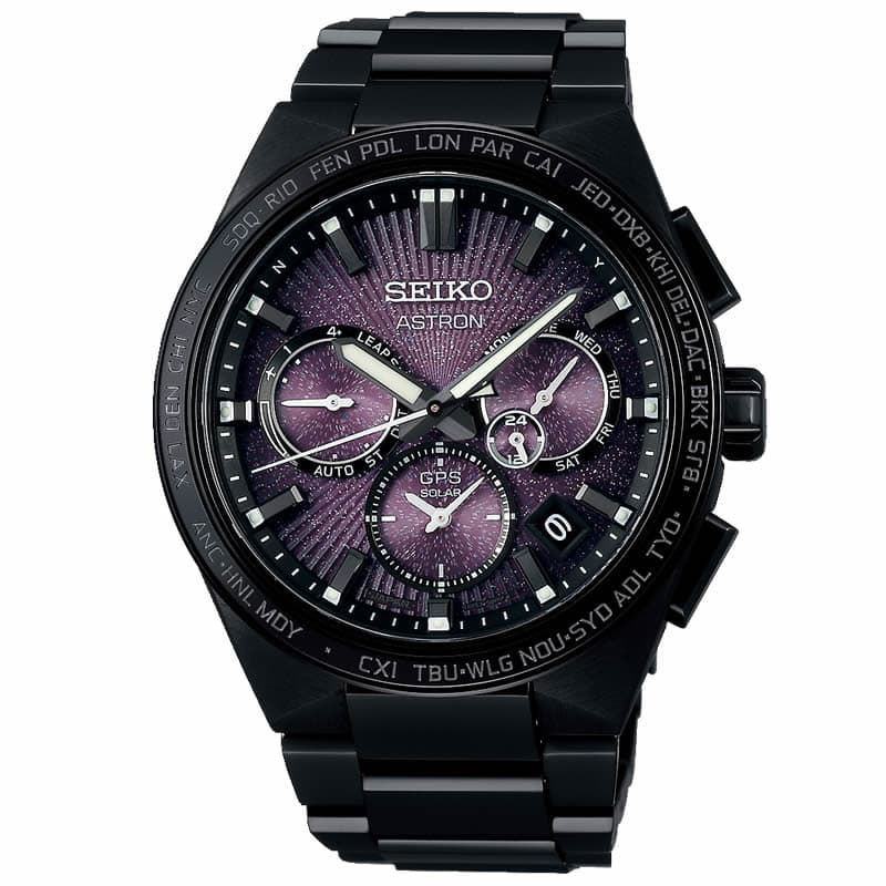 セイコー 腕時計 アストロン SEIKO ASTRON メンズ パープル ブラック 時計 ソーラー クォーツ GPS衛星 電波 SBXC123 人気 おすすめ おしゃれ ブランド｜watch-lab｜02