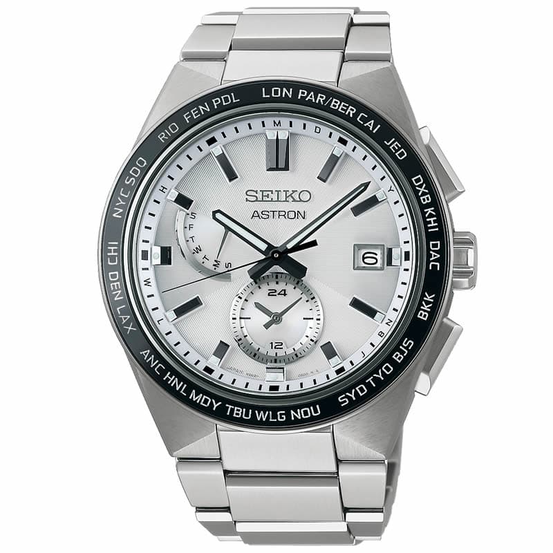 ASTRON セイコー 腕時計 アストロン SEIKO メンズ ホワイトシルバー