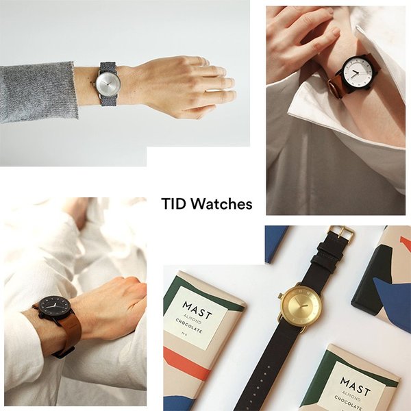 ティッドウォッチズ 時計 本体 40mm ホワイト ブラック シルバー ゴールド No.1 TID Watches 腕時計 ティッド メンズ  レディース ユニセックス