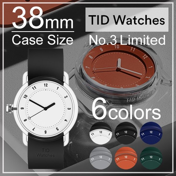 ティッドウォッチズ 時計 No.3 限定モデル 38mm メンズ レディース TID watches 腕時計 TIDウォッチ