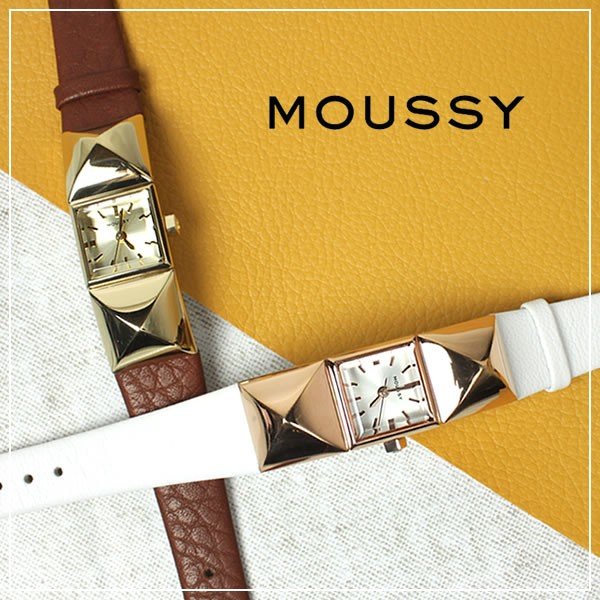 マウジー 腕時計 MOUSSY 時計 スタッズ