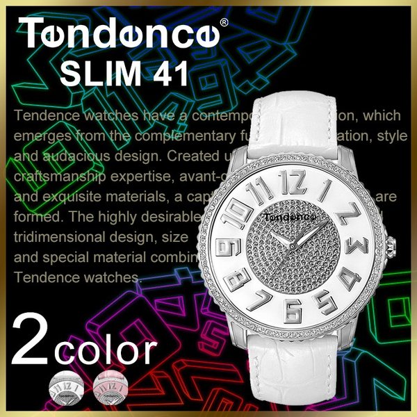 テンデンス 時計 スリム41 TENDENCE 腕時計 SLIM 41 メンズ レディース