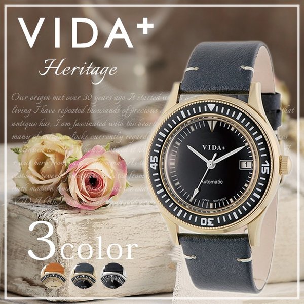 ヴィーダプラス腕時計 ヘリテージ VIDA+ 時計 Heritage メンズ